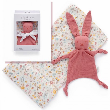 Purebaby Bunny Muslim Comforter