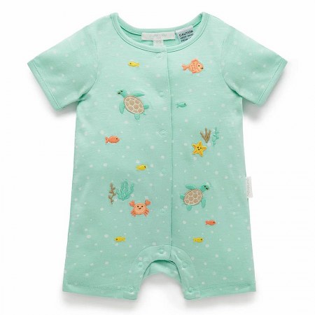 Purebaby Under the Sea Growsuit