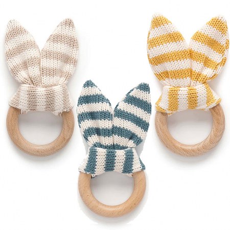 Purebaby Rabbit Ear Teether