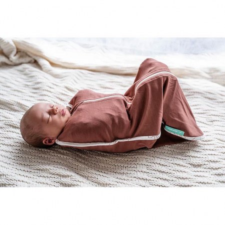 Merino Newborn Swaddle Bag Clay