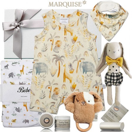 Marquise Deluxe Safari Baby Hamper