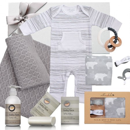 Emotion and Kids Grey Scribble Hamper