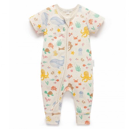 Purebaby In The Sea Growsuit