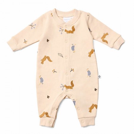 Marquise Squirrel Fleece Button Suit
