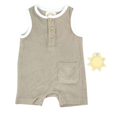 Albetta Bark Romper with Rattle