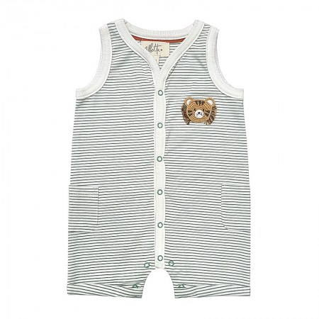 Albetta Mini Crochet Tommy Tiger Tank Romper