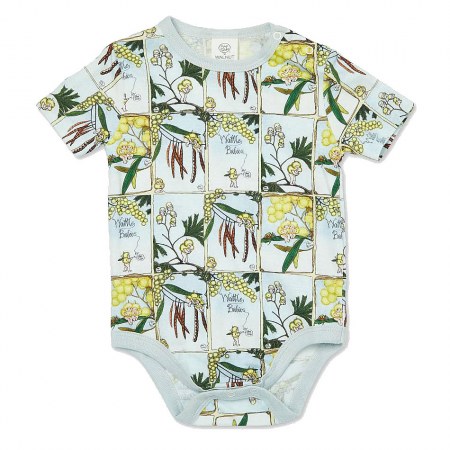 May Gibbs Sparrow Onesie - Wattle
