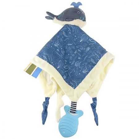Snuggle Buddy Splashy Baby Whale Comforter