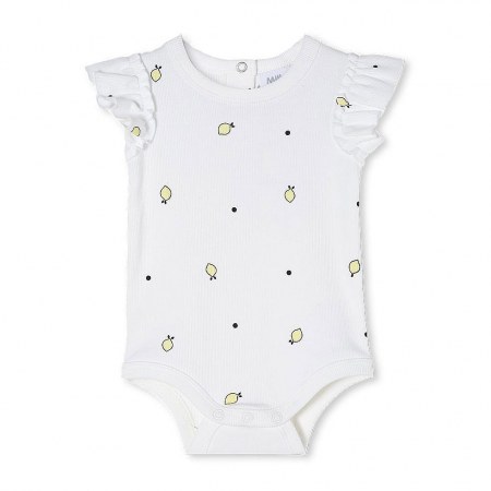 Milky White Rib Bubbysuit