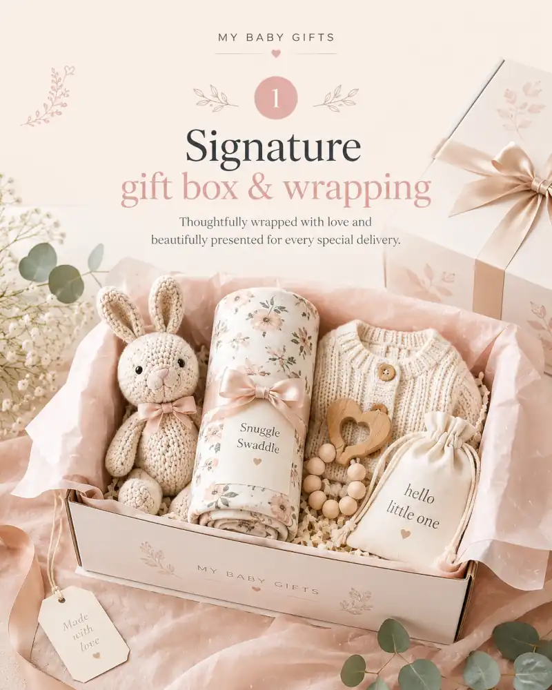 Gift box and wrapping presentation
